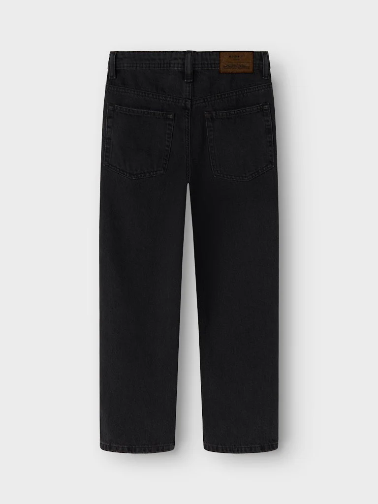 Svarta Loose Fit Jeans - Bild 4