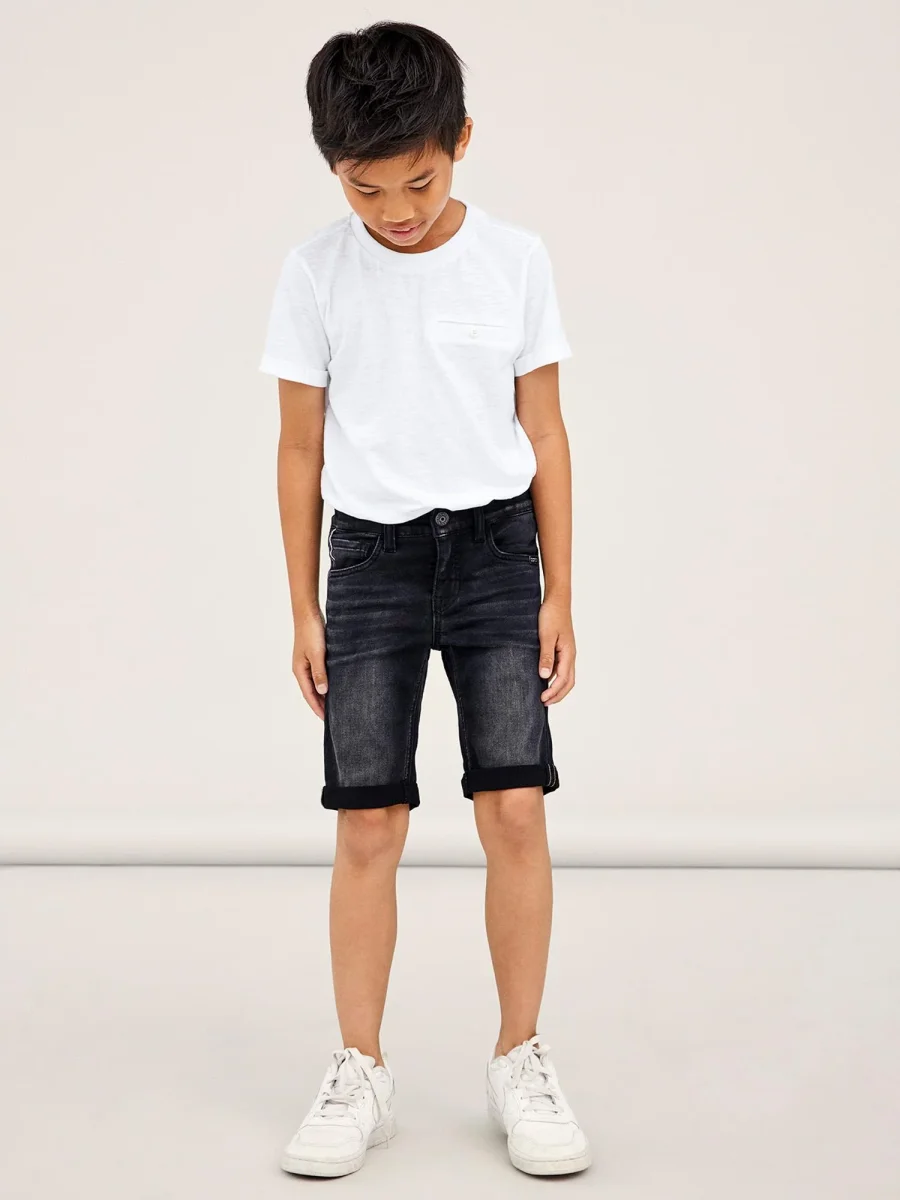 Jeansshorts - Shorts Slim Fit - Bild 5