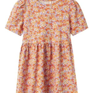 Blommig Kortärmad Klänning