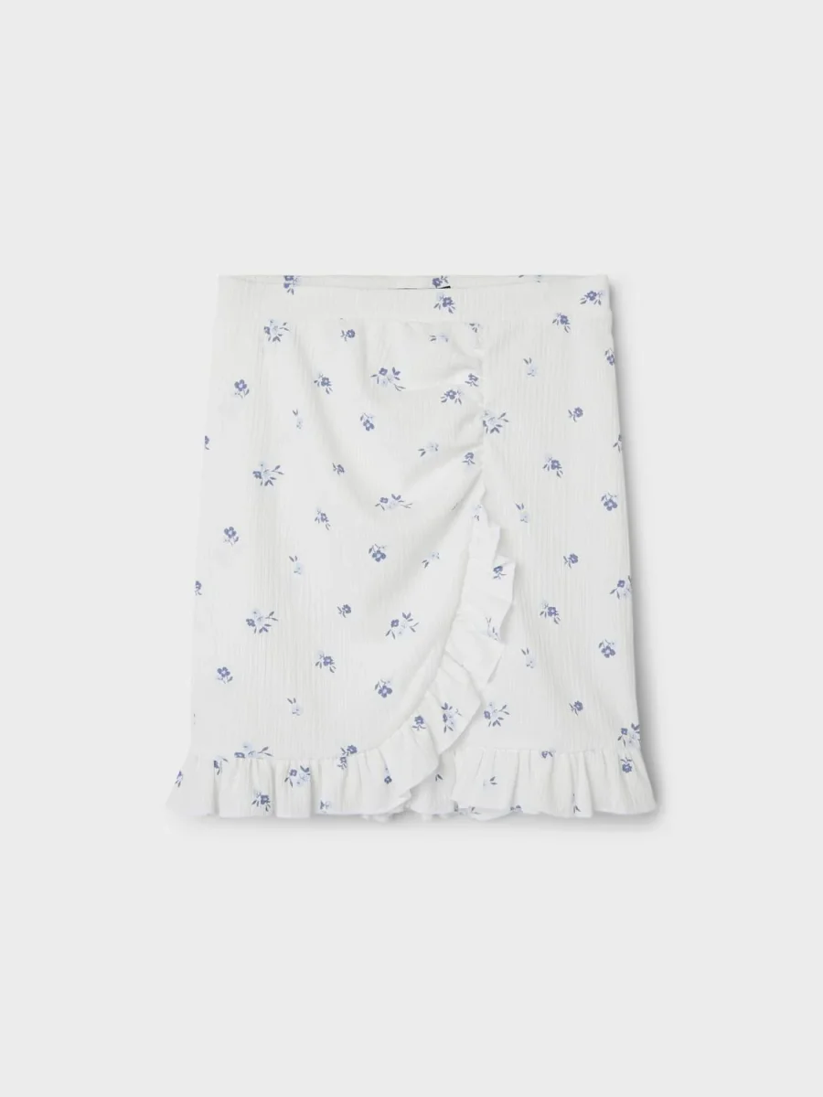 Volang kjol med små blommor - Bild 4