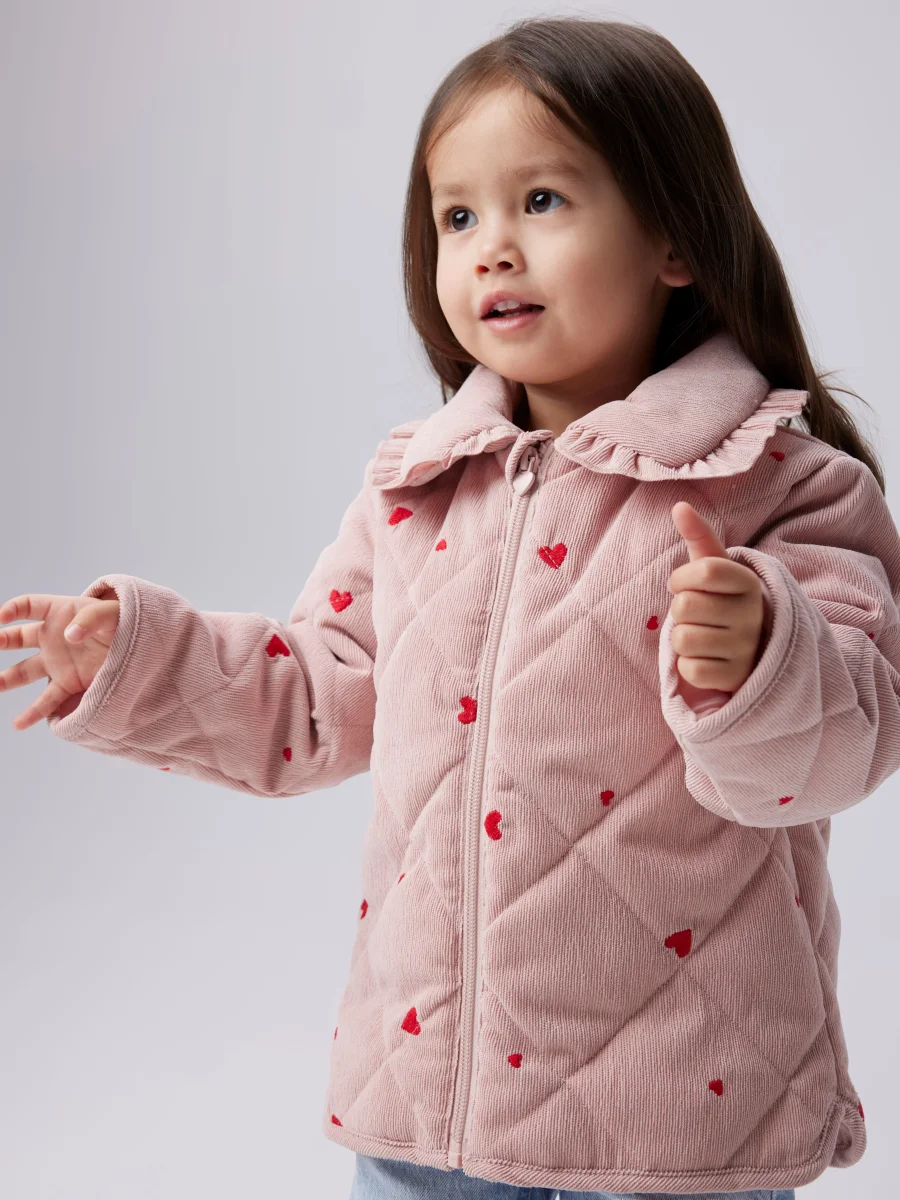 Hjärtan Quiltad Jacka - Bild 3