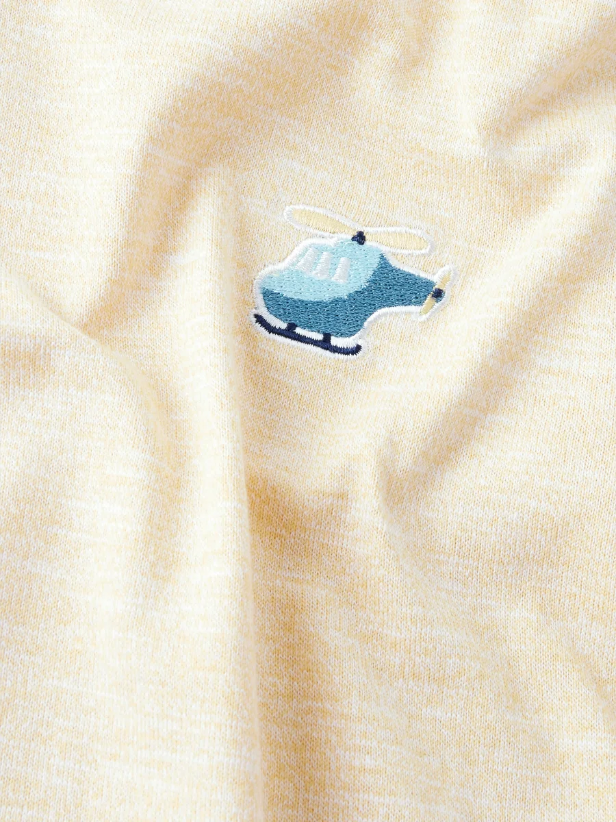 Enfärgad Kortärmad T-shirt - Bild 4