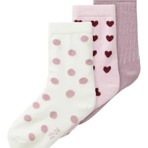 3-pack Strumpor Prickar och Hjärtan