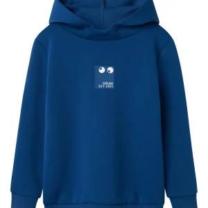 Blå Sweat Hoodie