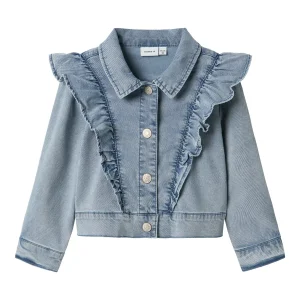 Jeans Jacka m. volanger