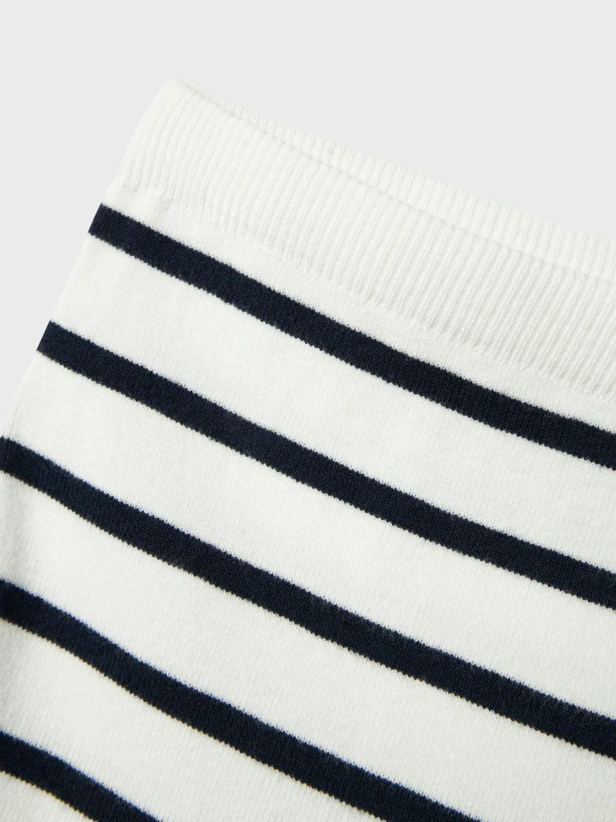 Stickad Randig Kjol - Bild 6