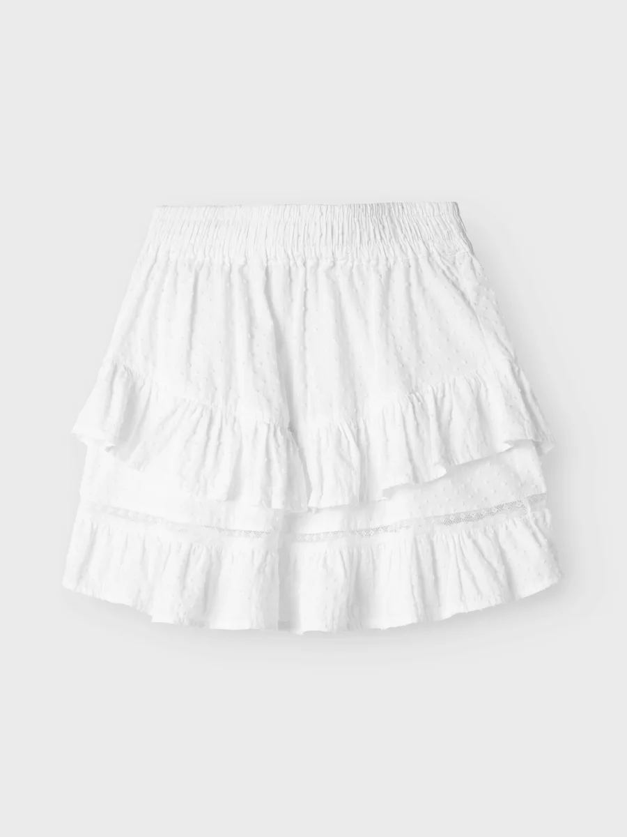 Vit Volang Kjol - Bild 3