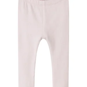 Ribbad Baby Leggings Rosa