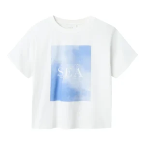 Vit Kortärmad T-shirt