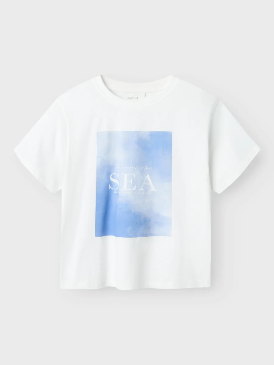 Vit Kortärmad T-shirt - Bild 6