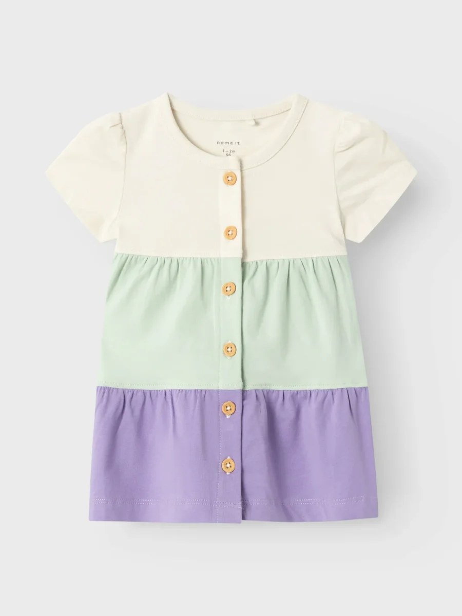 Baby Klänning Blockfärgad - Bild 3