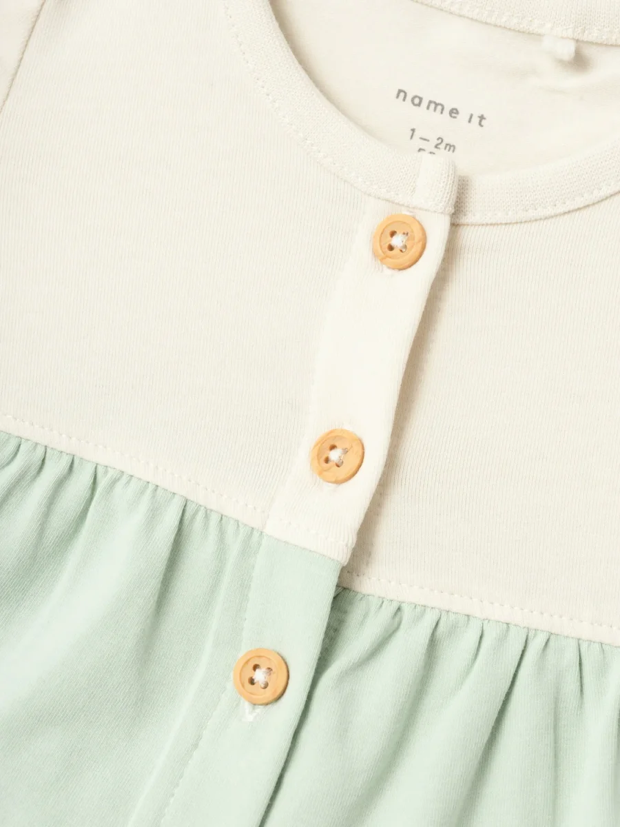 Baby Klänning Blockfärgad - Bild 4