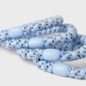 4-Pack Hårsnoddar Blå