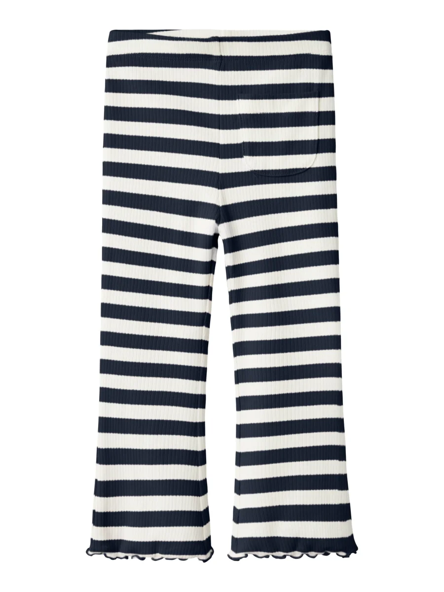 Randig Blå Bootcut Byxa - Bild 2