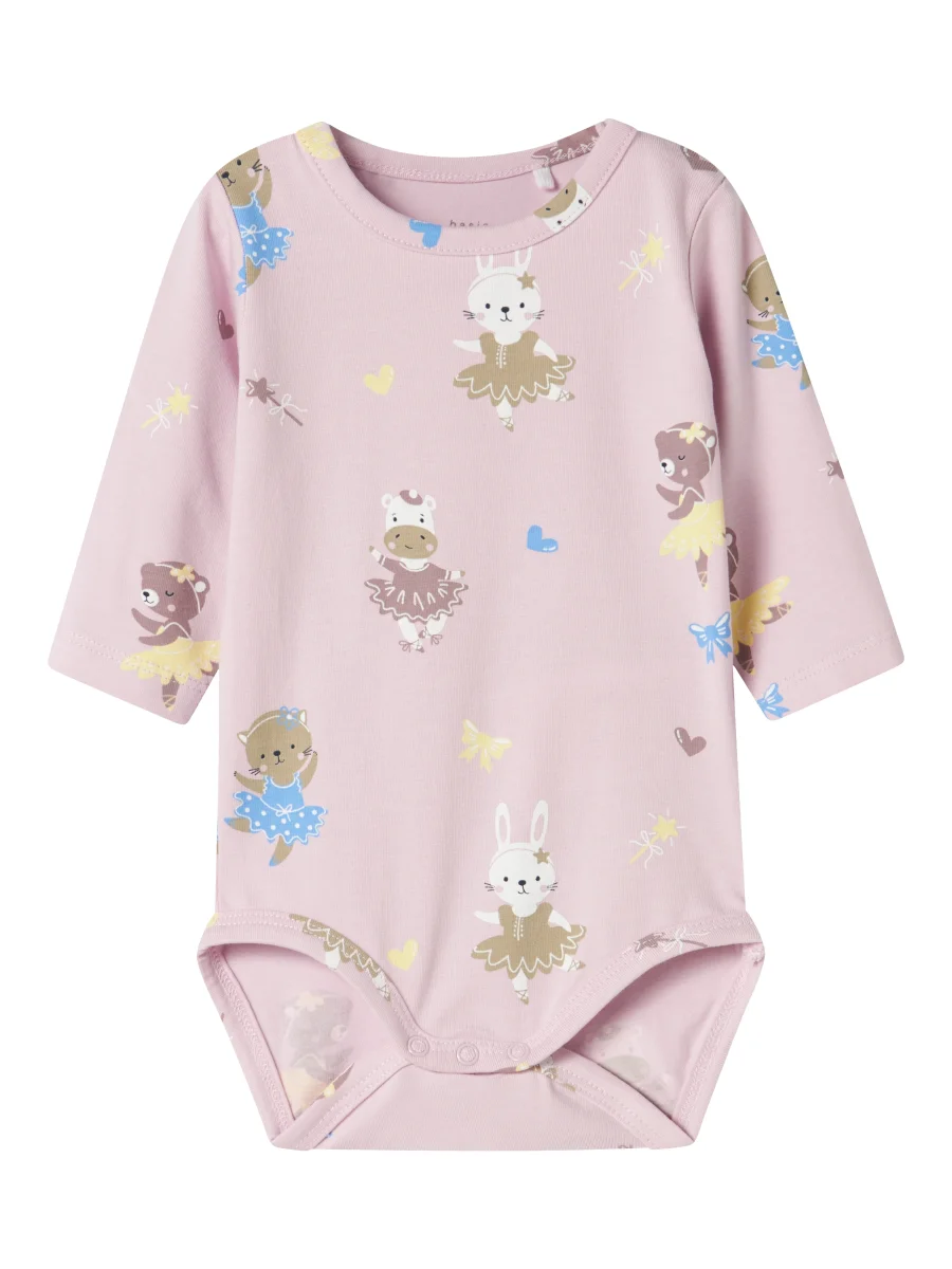 Rosa Baby Body Kaniner - Bild 2