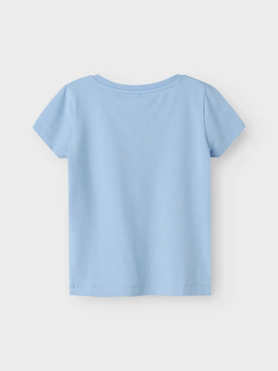 Enfärgad Blå T-shirt - Bild 3