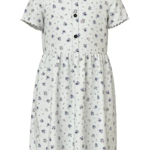 Blommig Klänning m. knappar