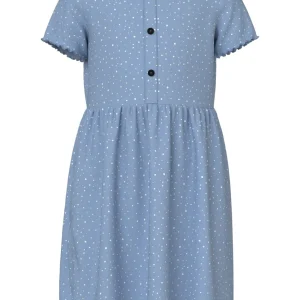 Prickig Klänning m. knappar