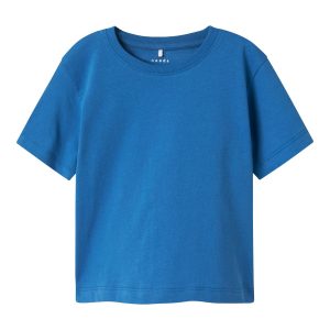 Blå Kortärmad T-shirt