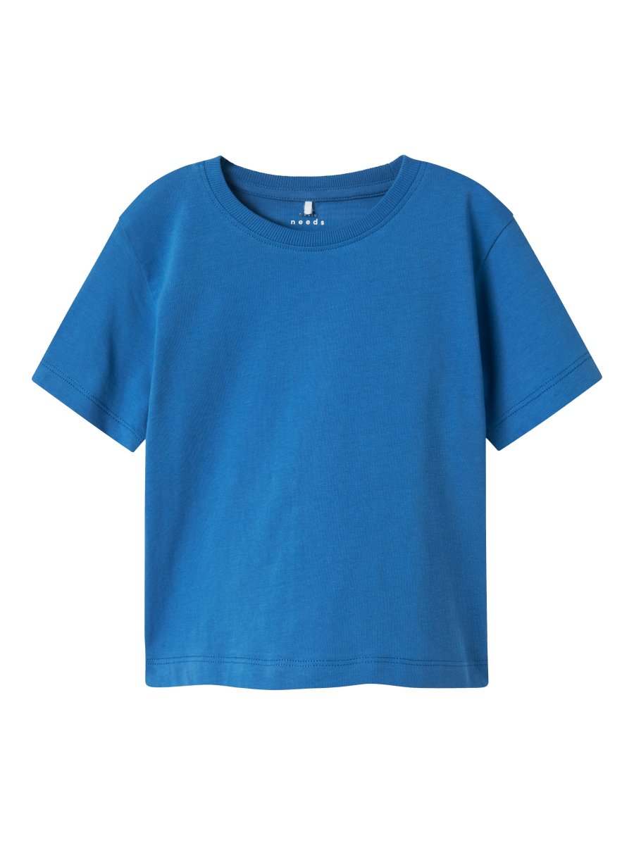 Blå Kortärmad T-shirt