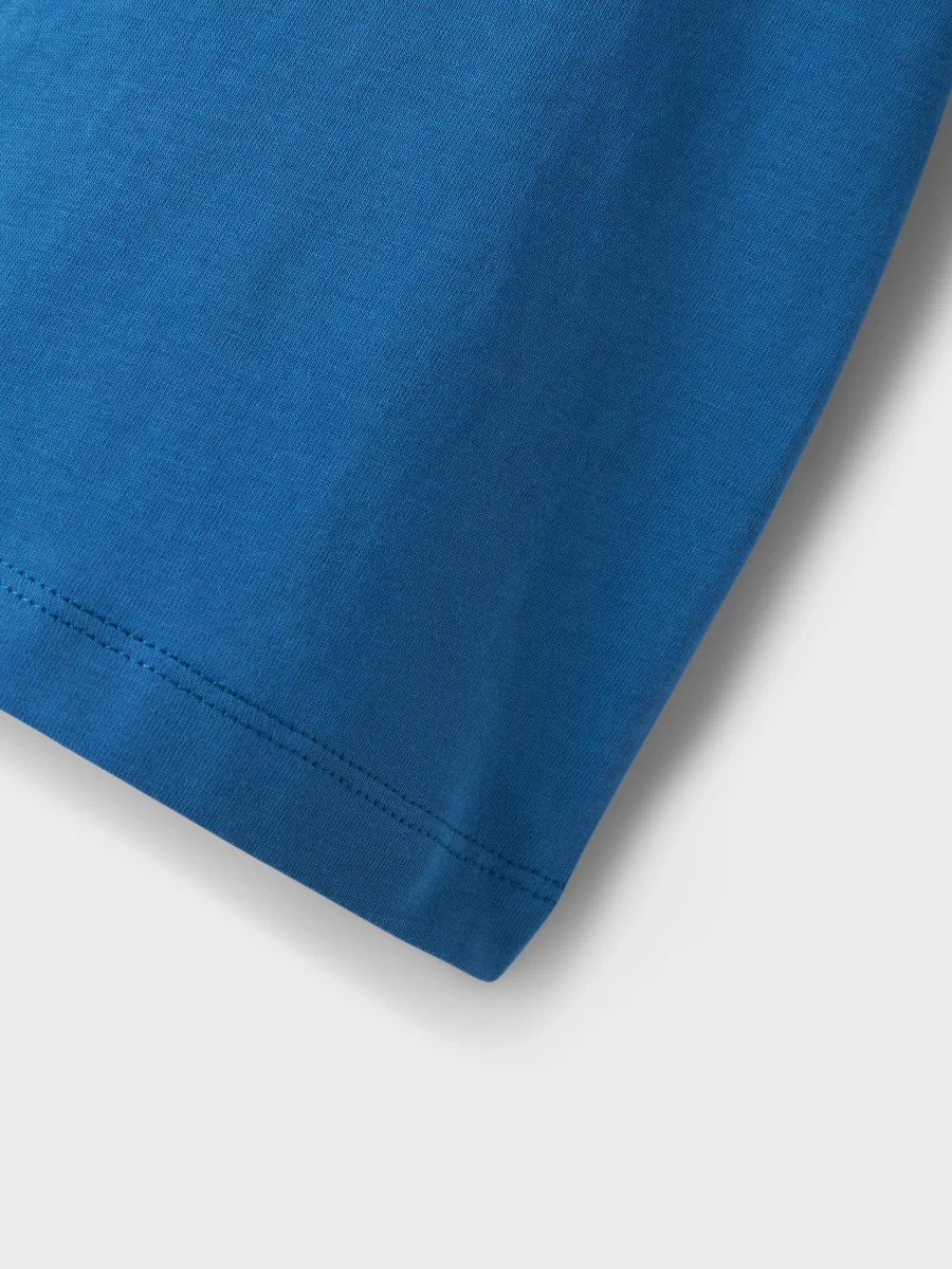 Blå Kortärmad T-shirt - Bild 4