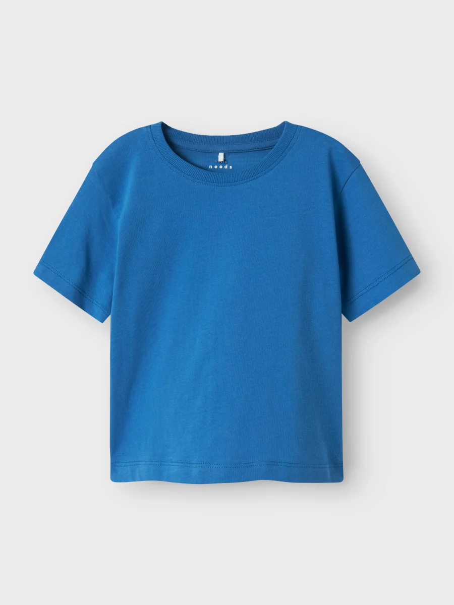 Blå Kortärmad T-shirt - Bild 5