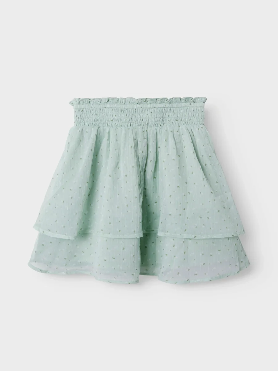 Grön Volang Kjol - Bild 4