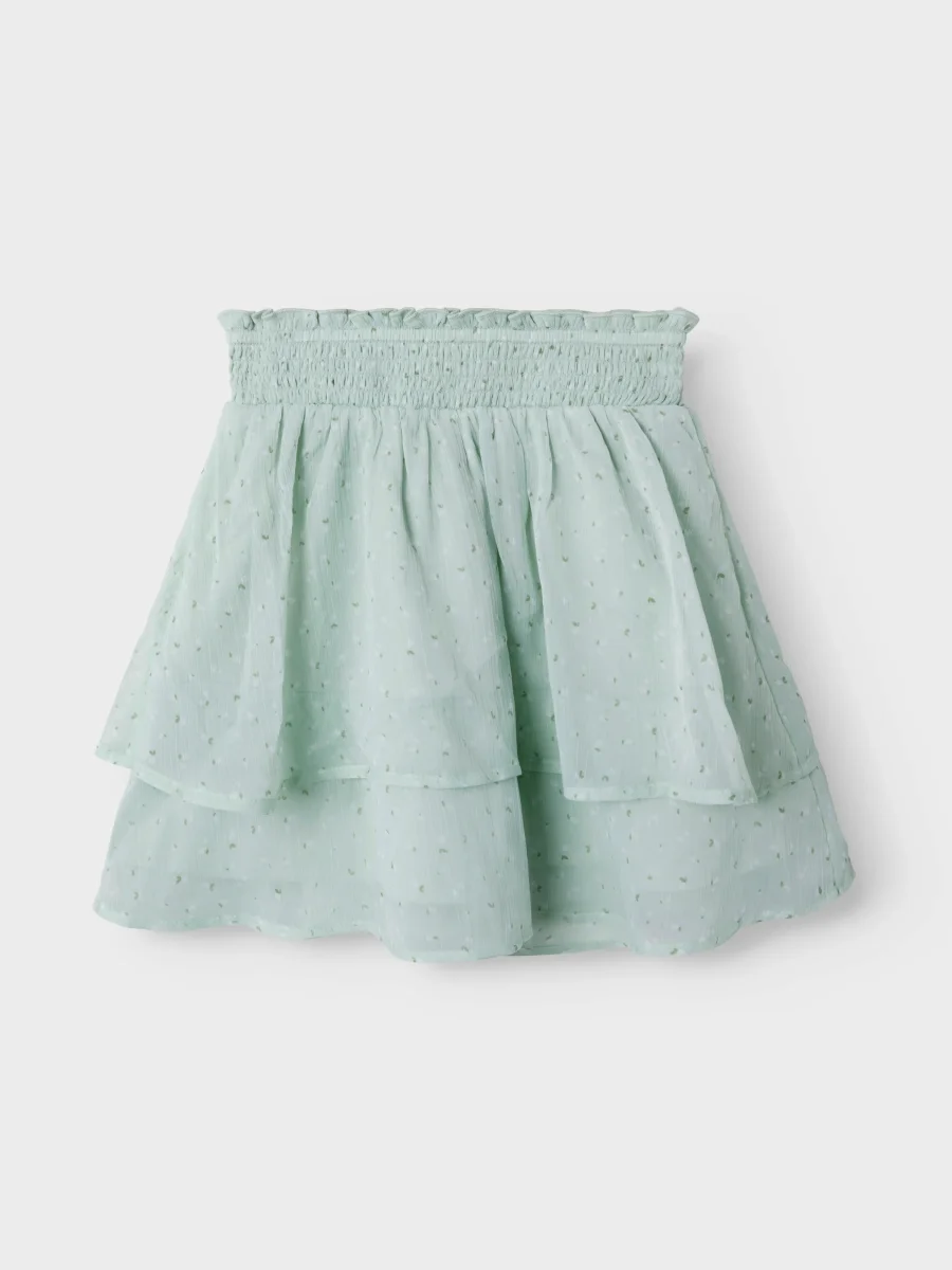 Grön Volang Kjol - Bild 5