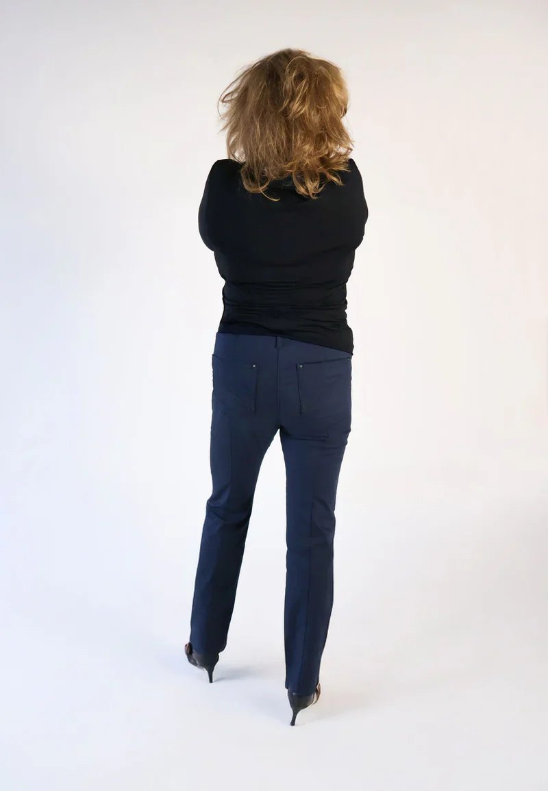 Marinblå byxa från Laurie 101198 - Bild 3