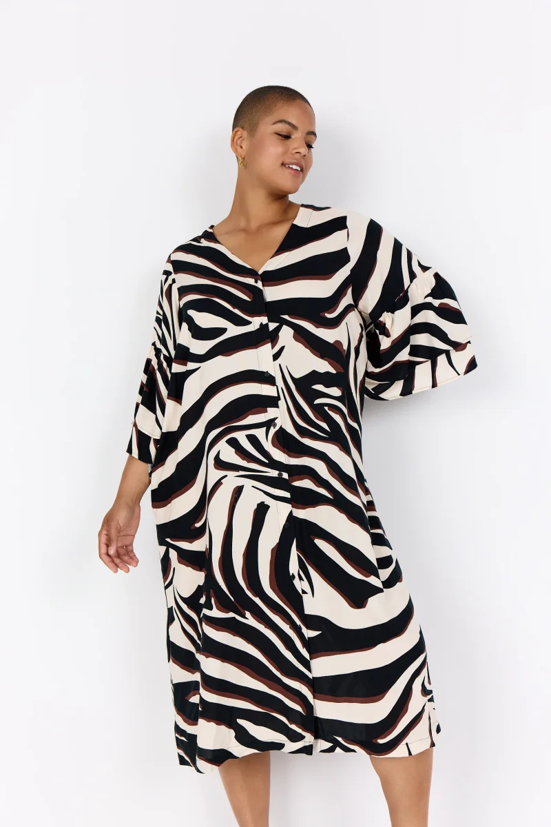 Mönstrad långskjorta/klänning från Wasabi W10696 - Bild 3