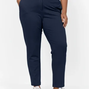 Marinblåa kostymbyxor från Wasabi W20486