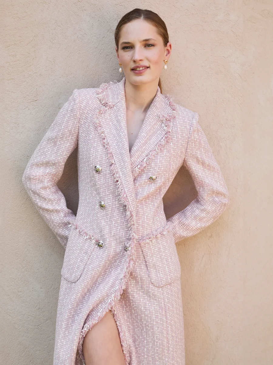 Caren Bouclé Blazer Dress