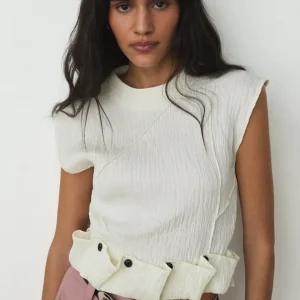 Laagam Topp Zania Ecru