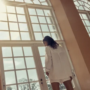 Aveny Shorts Sunset Linen