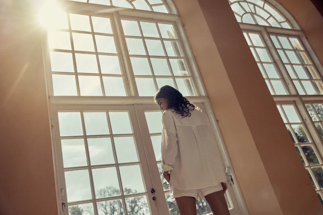 Aveny Shorts Sunset Linen