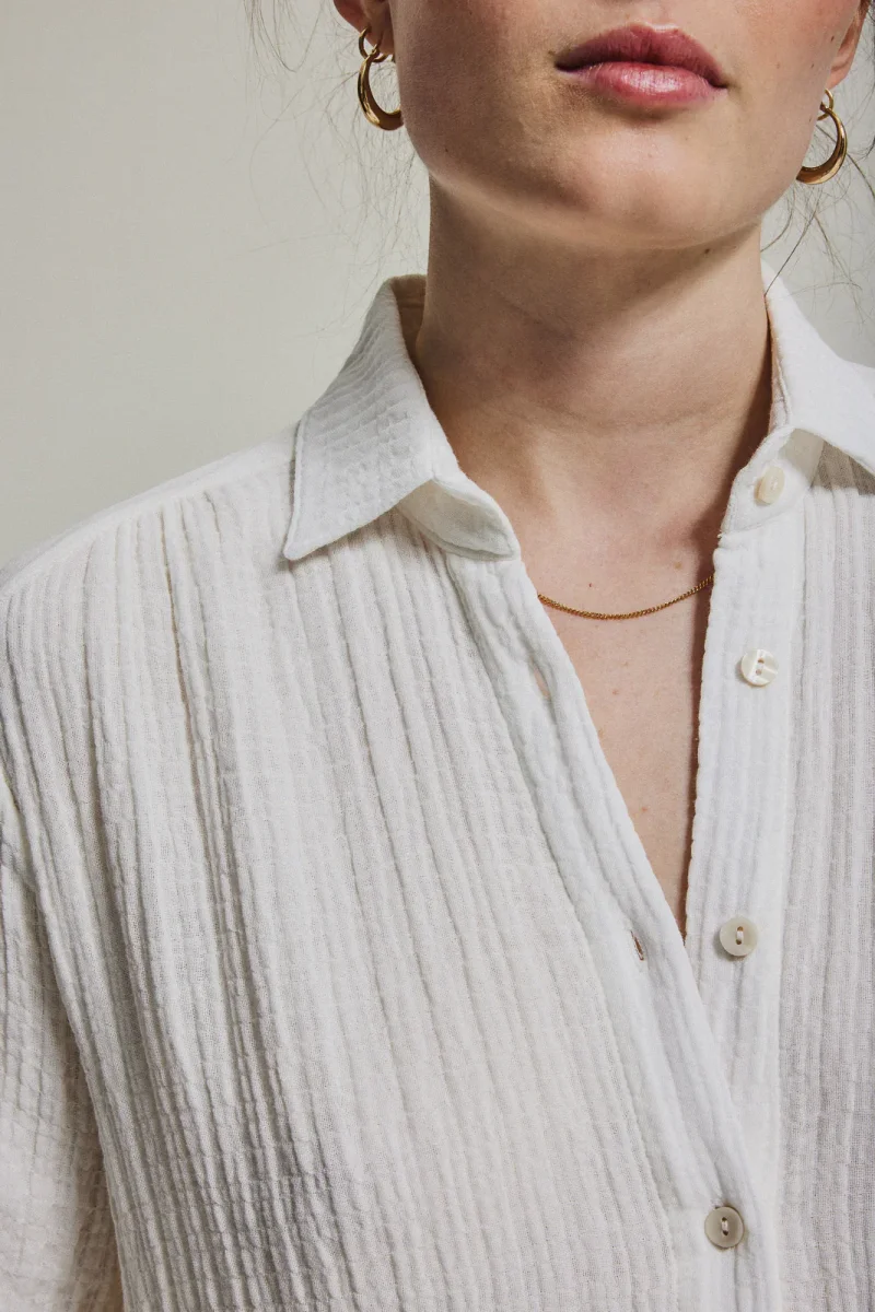 Aveny Klänning Berry Long Seersucker - Bild 6