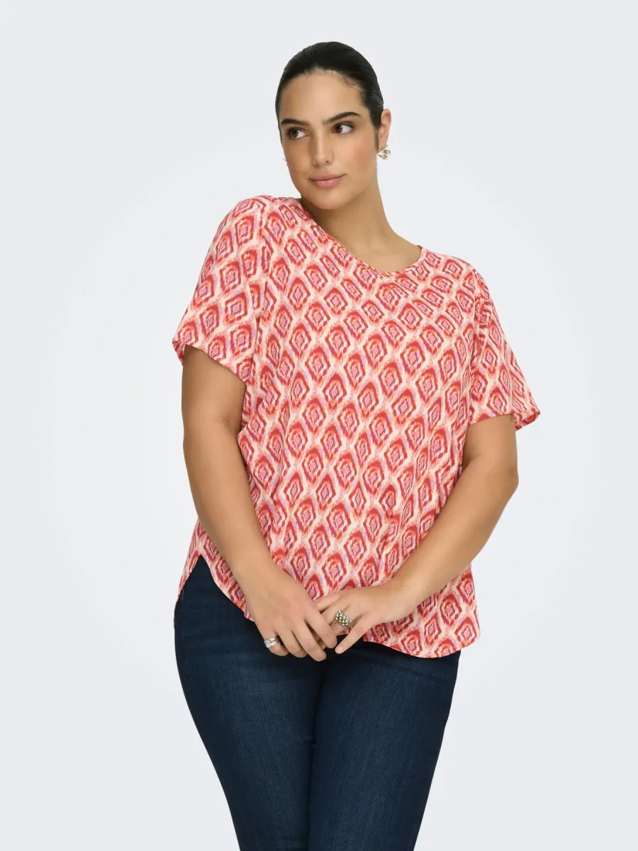 Mönstrad topp från Carmakoma 15218353 - Bild 2