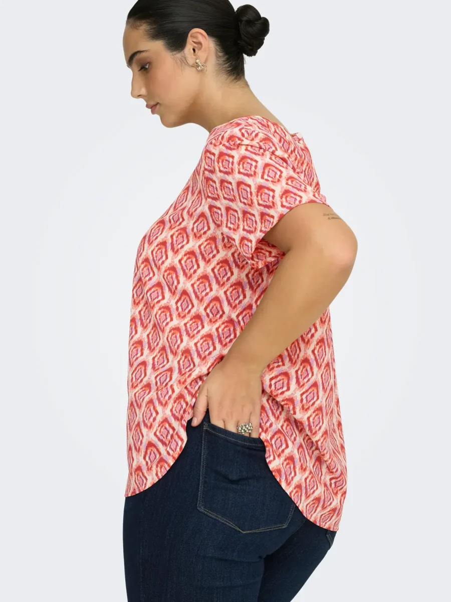 Mönstrad topp från Carmakoma 15218353 - Bild 3
