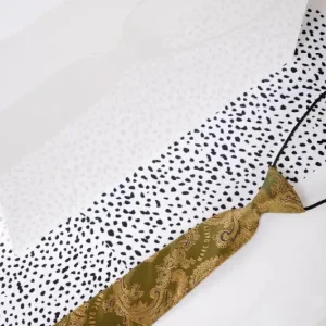 Barnslips Beige Gold Paisley