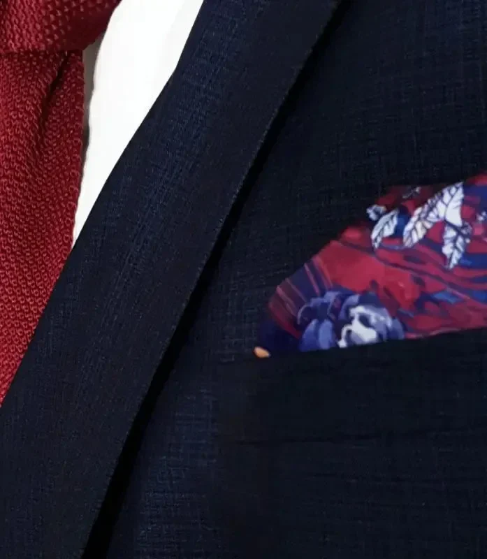 Blå kostym för män Cavani Seeba - Bild 6