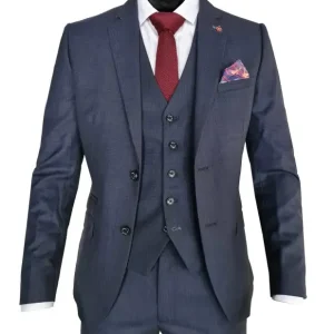 Blå kostym för män Cavani Seeba