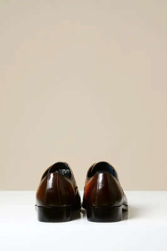 Bruna läderskor, Marc Darcy Jake - Wingtip brogue - Bild 5