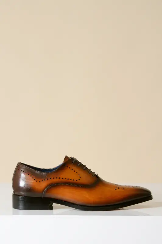 Bruna läderskor, Marc Darcy Jake - Wingtip brogue