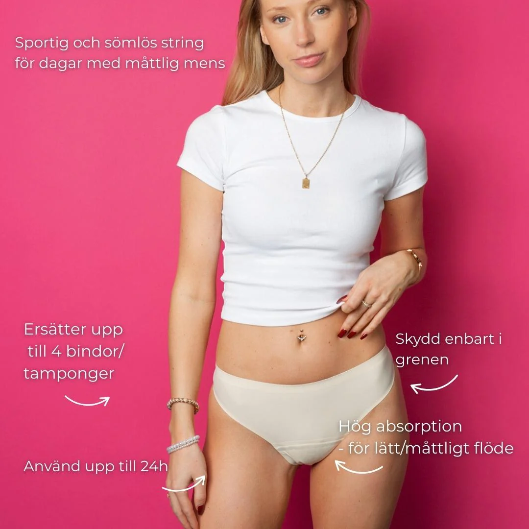 Menstrosor string mix färg - 3 st - Bild 3