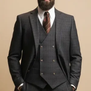 CASTLESON Phantom – Tredelad Kostym För Herrar Grå Mix & Match