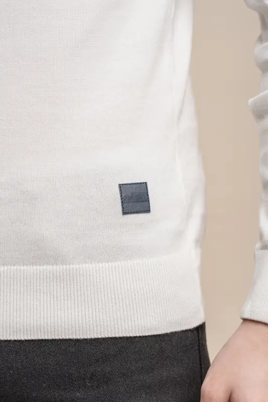 Cavani Avanti Ecru – Pullover Herr med Dragkedja - Bild 6