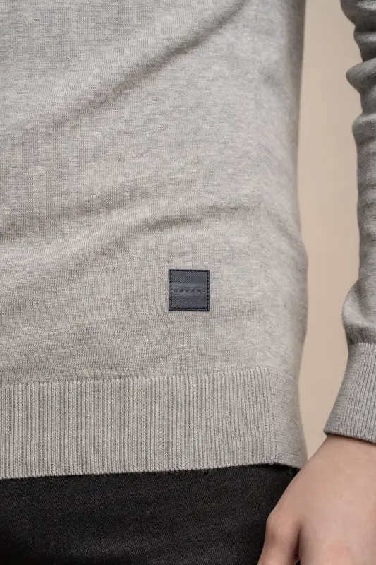 Cavani Avanti Grå – Pullover Herr med Dragkedja - Bild 6