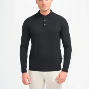 Cavani Boom Black – Pikétröja för herr