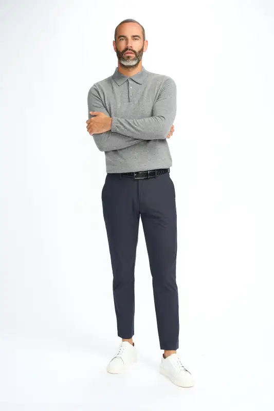 Cavani Boom Grey – Pikétröja för herr - Bild 3