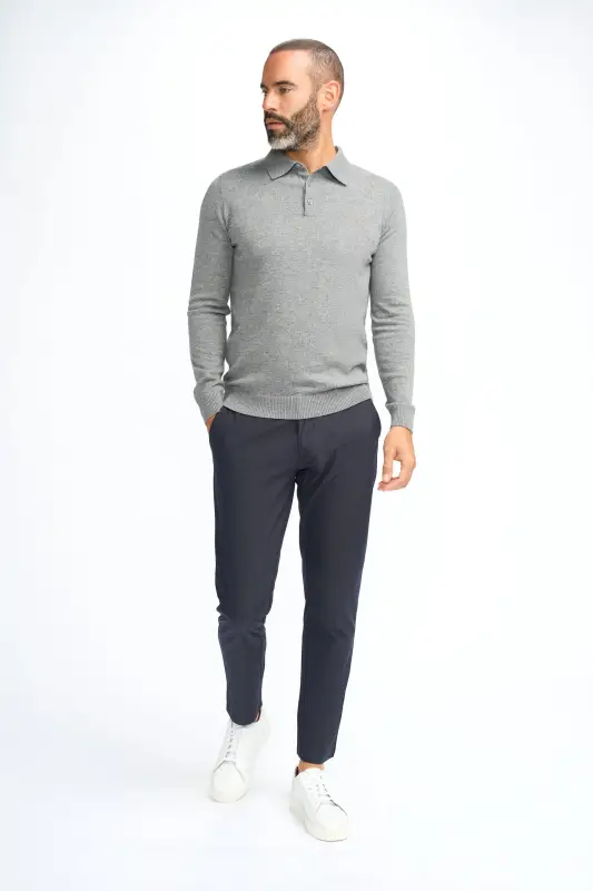 Cavani Boom Grey – Pikétröja för herr - Bild 6